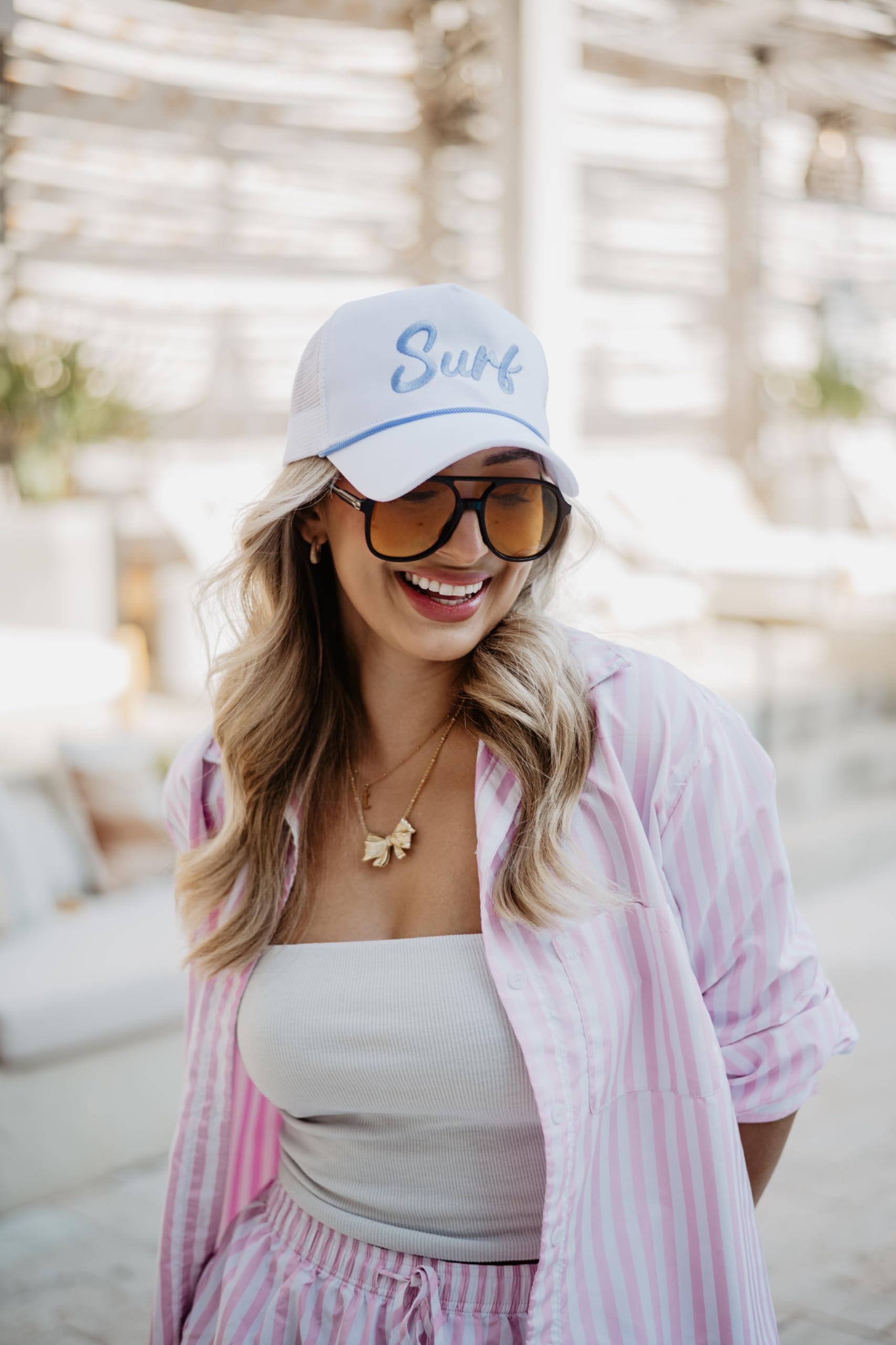 KATYDID Surf Womens Hat - Premium Vintage Hat - Stylish Rope Hat - 5 Panel Hat for Women - Trendy Vintage Baseball Cap - Image 3