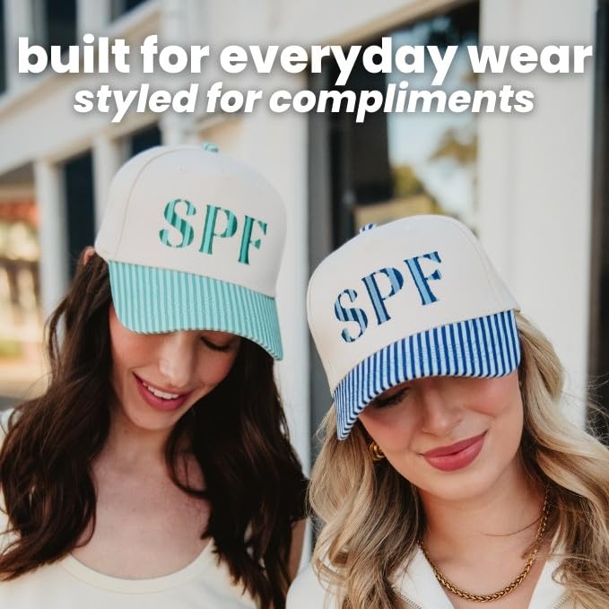 KATYDID Red Baseball Heart Vintage Hat - Two-Toned Trucker Hat - Embroidered Vintage Baseball Cap - Women’s Snapback - Image 5